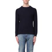 Blauwe Sweaters Emporio Armani , Blue , Heren