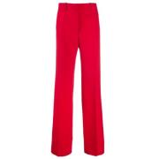Wide Trousers Valentino , Red , Dames