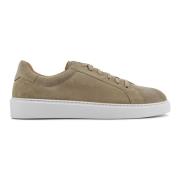 Beige Suede Sneakers Magnanni , Beige , Heren