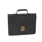 Pre-owned Leather louis-vuitton-bags Louis Vuitton Vintage , Black , D...