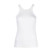 Mouwloze Top Sportmax , White , Dames