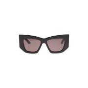 Zonnebril Alexander McQueen , Black , Dames