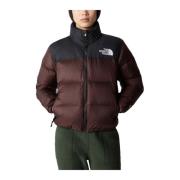 Down Jackets The North Face , Brown , Dames