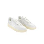 Wit Leer Grind V-90 Veja , White , Dames