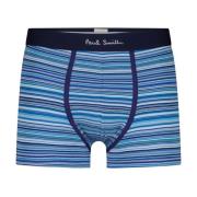 Gestreepte Boxershorts PS By Paul Smith , Blue , Heren