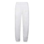 Wit Puff Paint Logo Sweatpant T by Alexander Wang , White , Dames