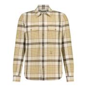 Casual Shirts Closed , Beige , Heren