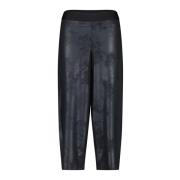 Straight Trousers Raffaello Rossi , Black , Dames