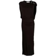 Maxi Dresses Lanvin , Brown , Dames