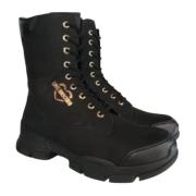 Lace-up Boots Love Moschino , Black , Dames