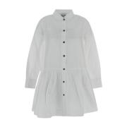 Shirt Dresses Ganni , White , Dames