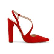 Flat Sandals Made in Italia , Red , Dames