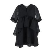 Short Dresses Ganni , Black , Dames