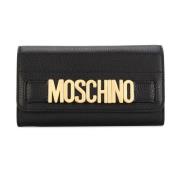 Wallets & Cardholders Moschino , Black , Dames