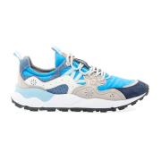 Blauwe Sneakers Ss24 Flower Mountain , Blue , Heren