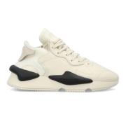 Wit Leren Kaiwa Sneakers Y-3 , White , Dames