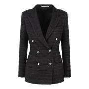 Blazers Tagliatore , Black , Dames