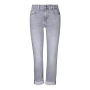 Jeans 7 For All Mankind , Gray , Dames