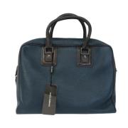 Pre-owned Leather briefcases Dolce & Gabbana Pre-owned , Blue , Dames