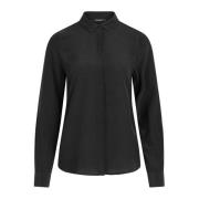 Elegante Zijden Shirt Lilliebbcorinna Zwart Bruuns Bazaar , Black , Da...