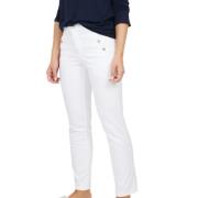 Slim-Fit Karcemona Broek voor Dames 2-Biz , White , Dames