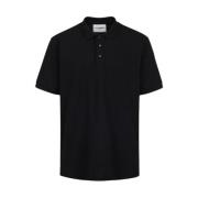 Zwarte Polo Shirt Met Print Iceberg , Black , Heren