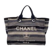 Pre-owned Canvas chanel-bags Chanel Vintage , Black , Dames