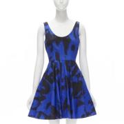 Pre-owned Cotton dresses Alexander McQueen Pre-owned , Blue , Dames