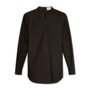 Ruimvallend shirt voor zaterdagavond Jil Sander , Black , Heren