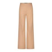 Wide Trousers Windsor , Brown , Dames