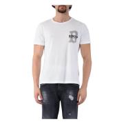 T-Shirts Dondup , White , Heren