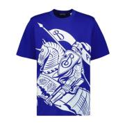 T-Shirts Burberry , Blue , Heren