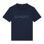 T-Shirts Dondup , Blue , Heren