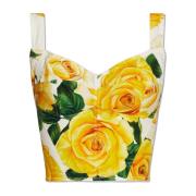 Top met bloemenmotief Dolce & Gabbana , Multicolor , Dames