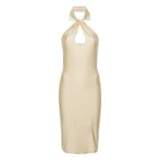 Midi Dresses Coperni , Beige , Dames