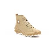 Veterschoenen Hoge Sneakers Kickers , Beige , Dames