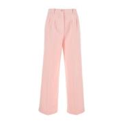 Wide Trousers A.p.c. , Pink , Dames