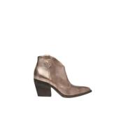 Metallic Leren Lunare Laarzen Nerogiardini , Brown , Dames