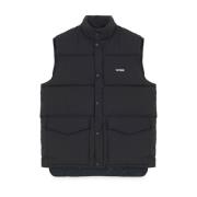 Zwart Polyester Puff Vest 2024 Iuter , Black , Heren
