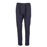 Leather Trousers Herno , Blue , Heren