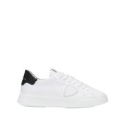 Temple Low Sneakers Wit/Zwart Philippe Model , Multicolor , Heren