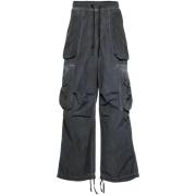 Wide Trousers A Paper Kid , Black , Heren