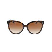 Luxe Cat-Eye Zonnebril Mk2045 Michael Kors , Brown , Unisex