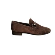 Donkerbruine platte schoenen Antica Cuoieria , Brown , Heren