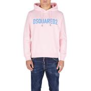 Hoodies Dsquared2 , Pink , Heren