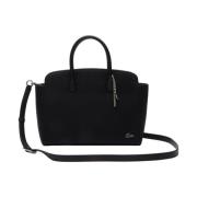 Handbags Lacoste , Black , Dames