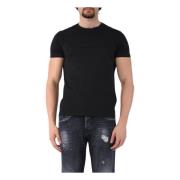 T-Shirts Dondup , Black , Heren