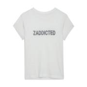 Witte T-shirts en Polos Collectie Zadig & Voltaire , White , Dames