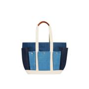 Blauwe Multipocket Schoudertas Vanessa Bruno , Blue , Dames