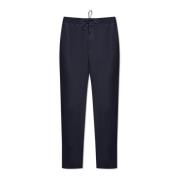 Katoenen broek Moncler , Blue , Heren